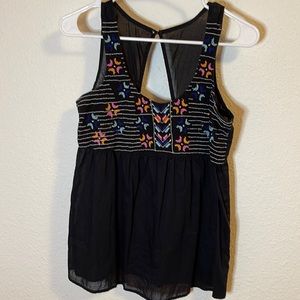 Embroidered Tank